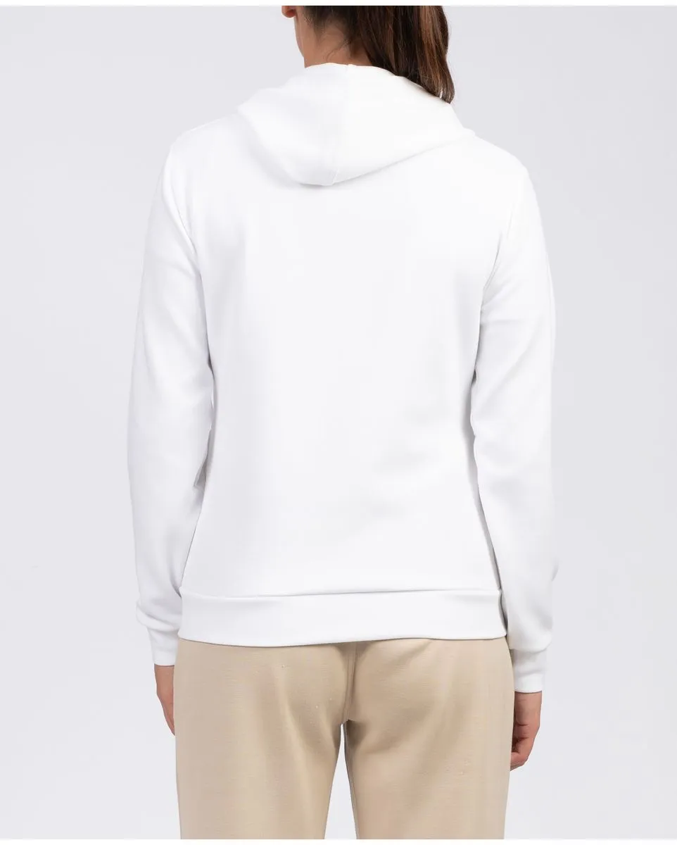 Veste a capuche manches longues Femme SWEAT VESTE Blanc