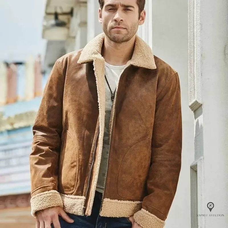 Veste Aviateur Beige