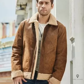 Veste Aviateur Beige