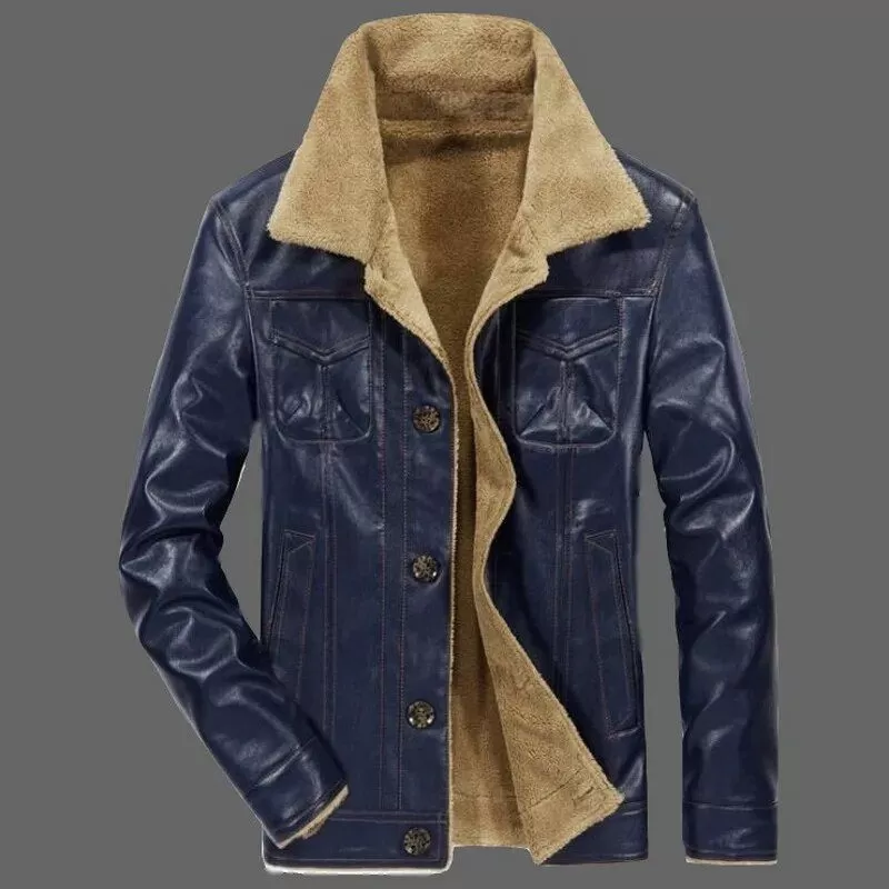 Veste Aviateur Col Fourrure Homme