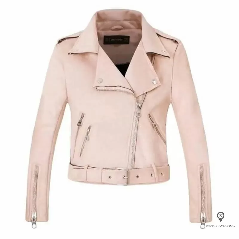 Veste aviateur femme couleur rose