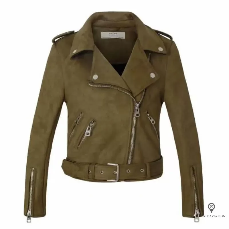 veste aviateur femme kaki