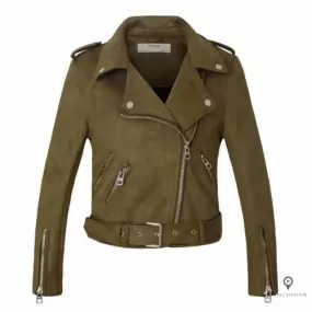 veste aviateur femme kaki