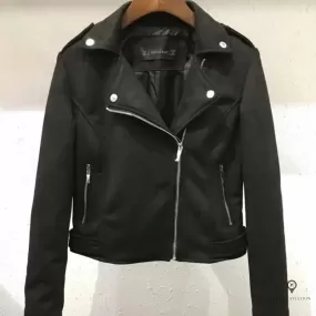 veste aviateur femme noir