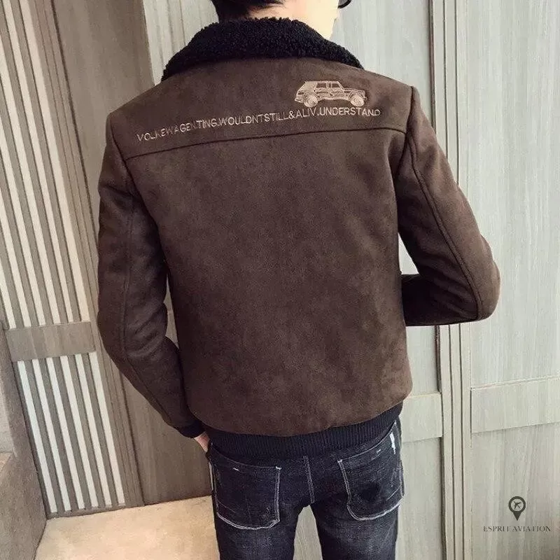 Veste Aviateur Homme<br/> Bomber Marron