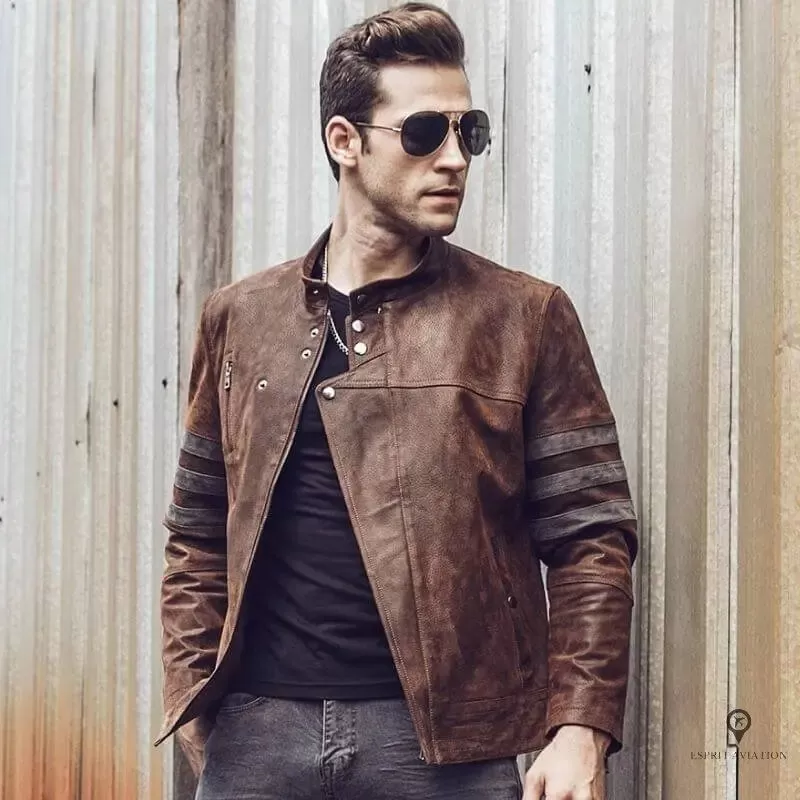 Veste Aviateur Homme<br/> Marron Clair