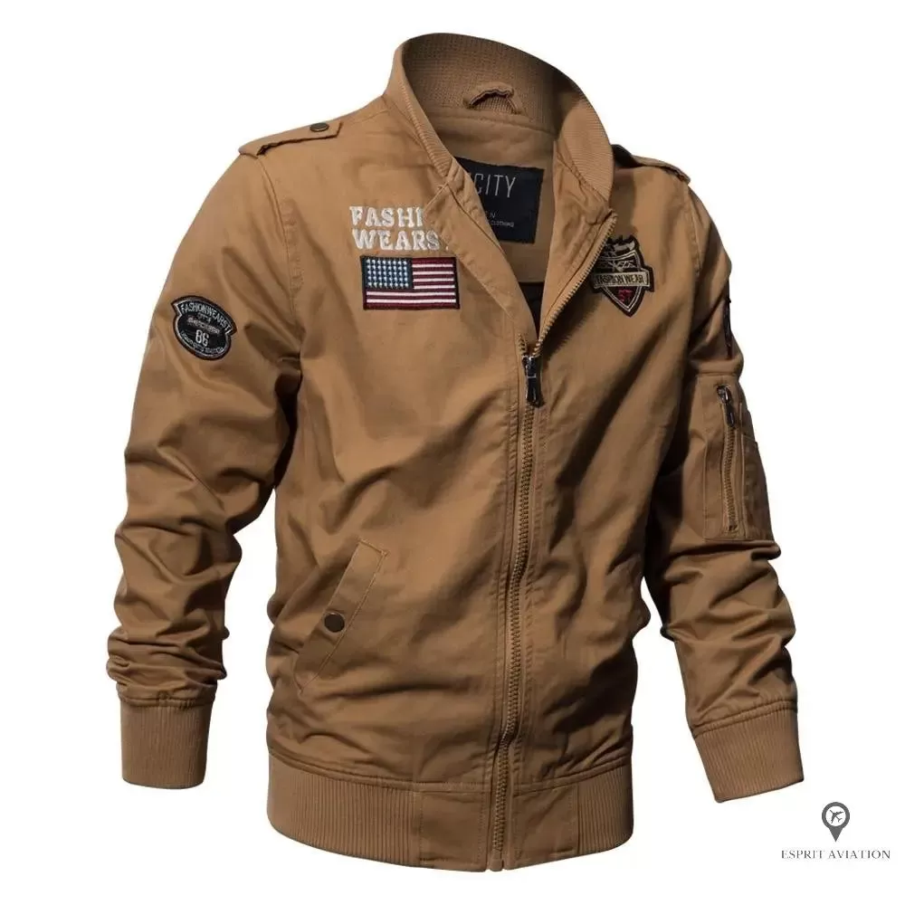 Veste Aviateur Homme<br/> Style Militaire