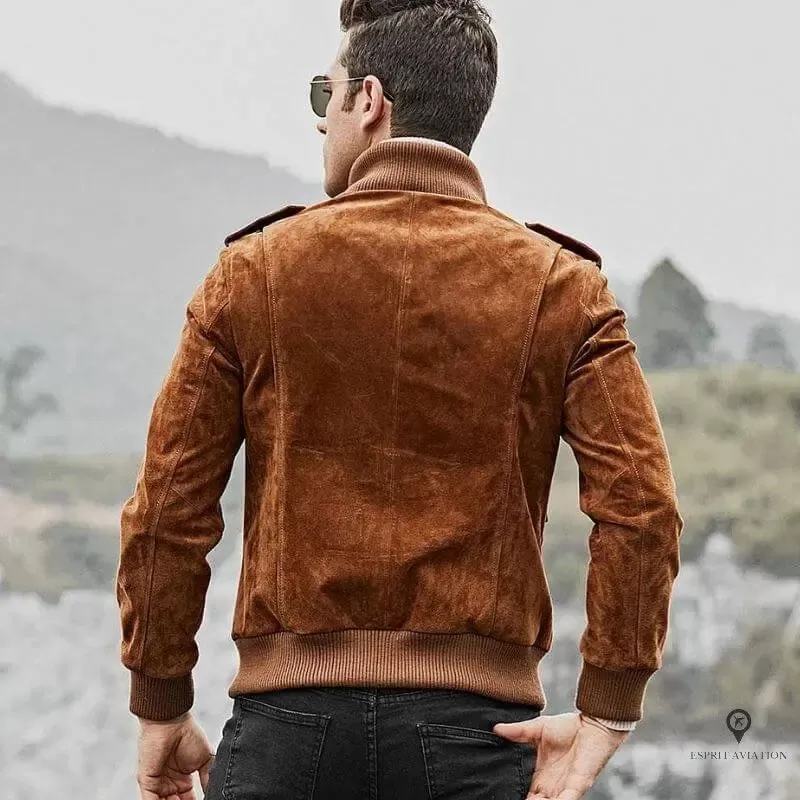 Veste Aviateur Marron