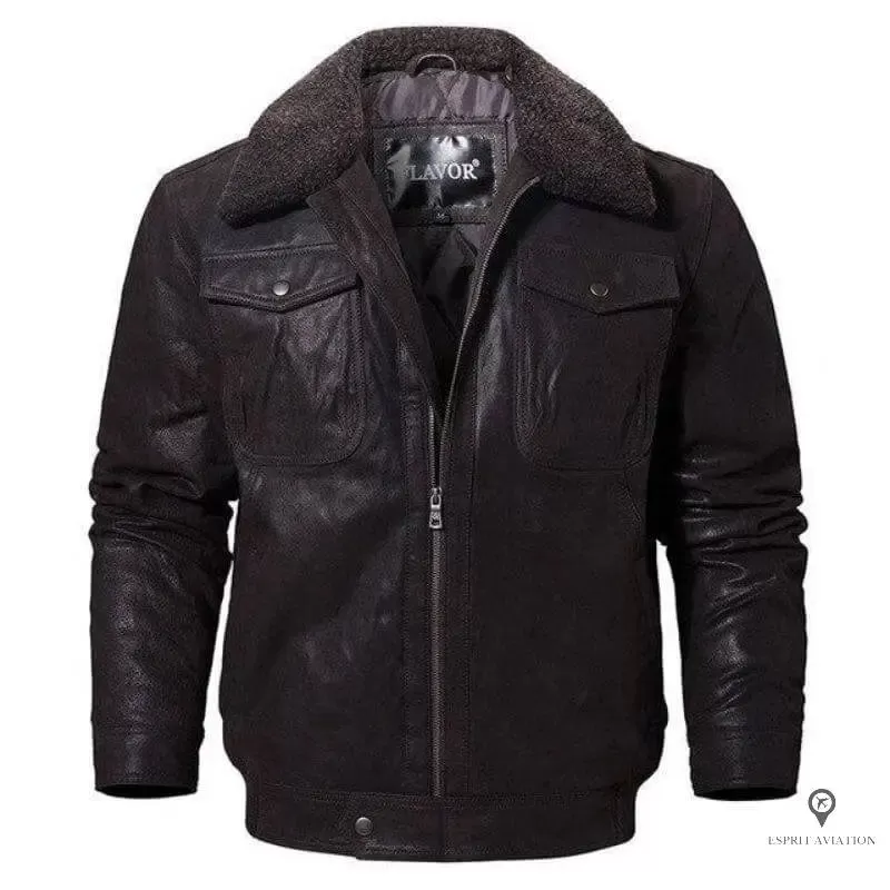 Veste Aviateur Noire