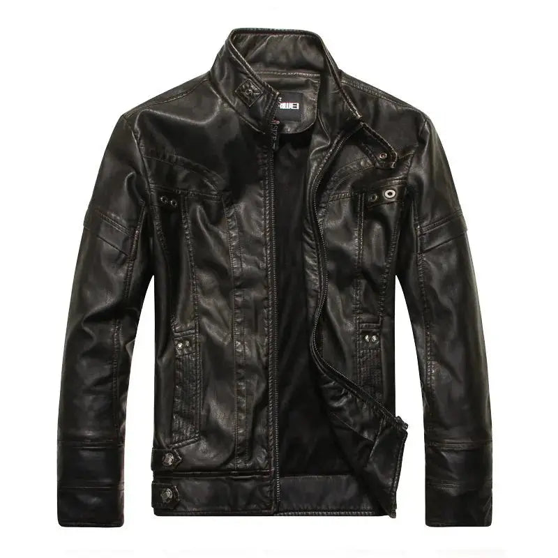 Veste Cuir Homme style Cafe racer