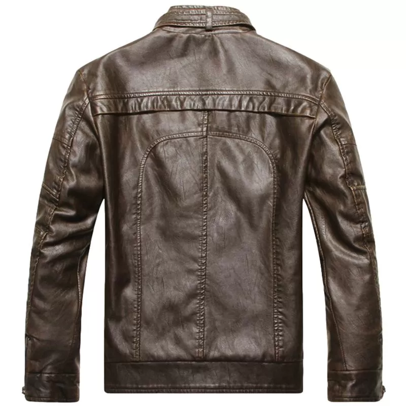 Veste Cuir Homme style Cafe racer