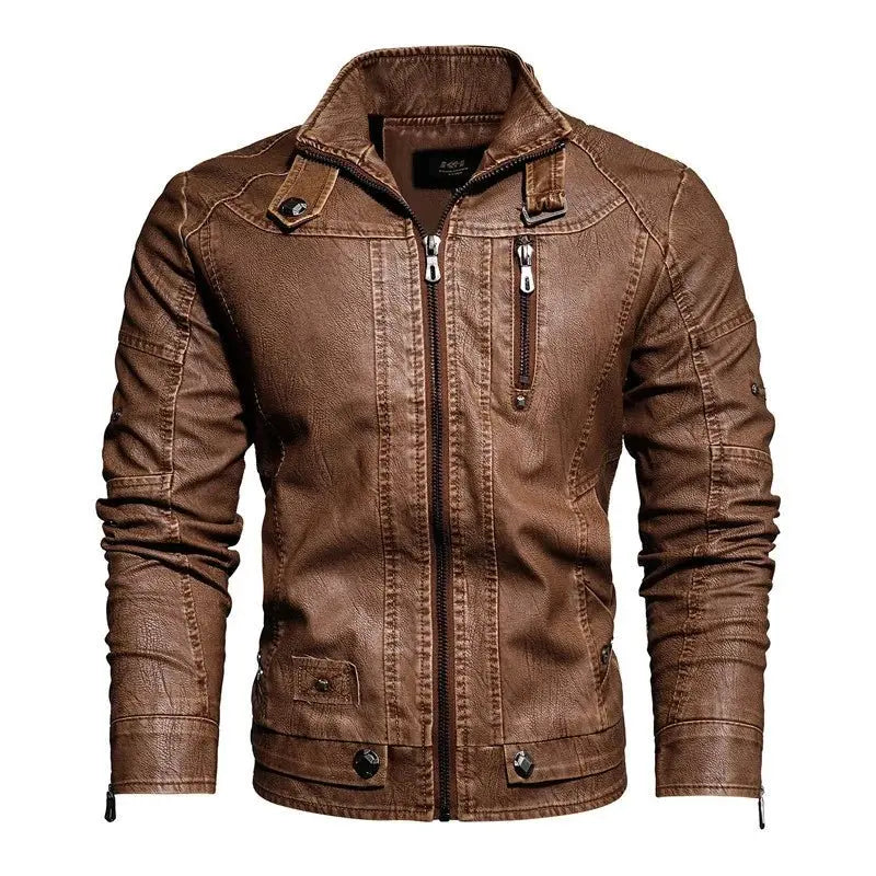 Veste cuir homme style motard