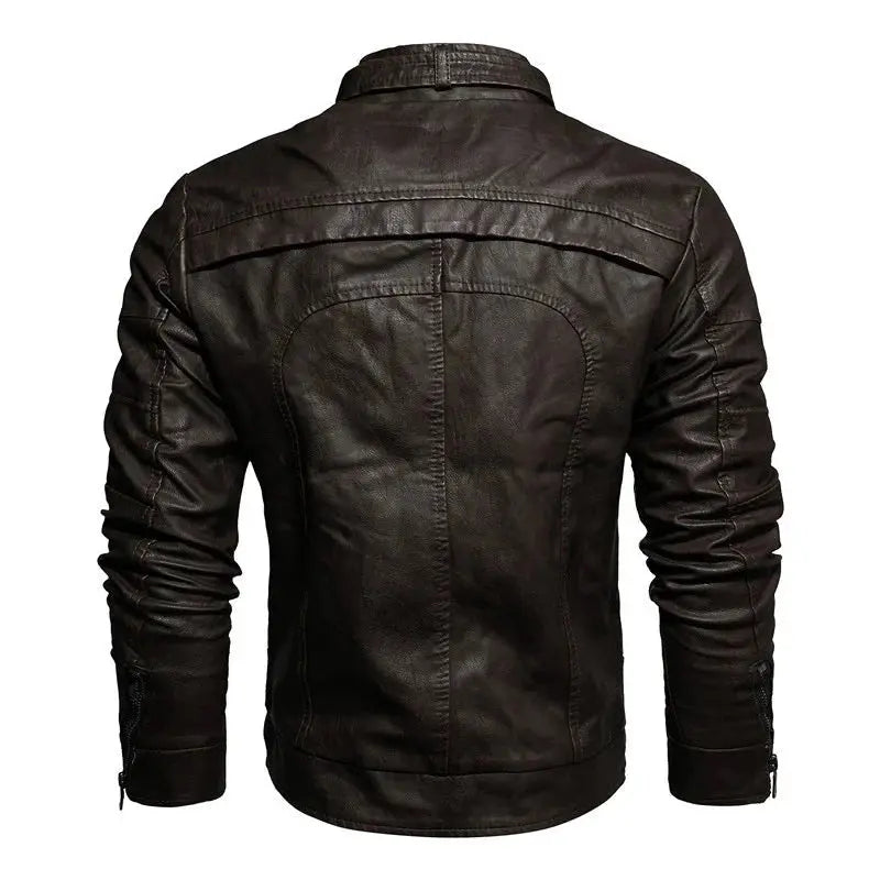 Veste cuir homme style motard