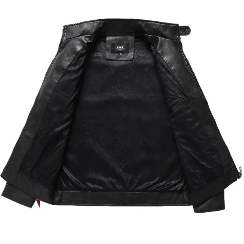 Veste cuir homme style motard