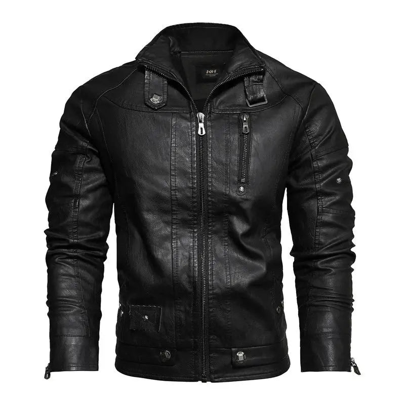 Veste cuir homme style motard