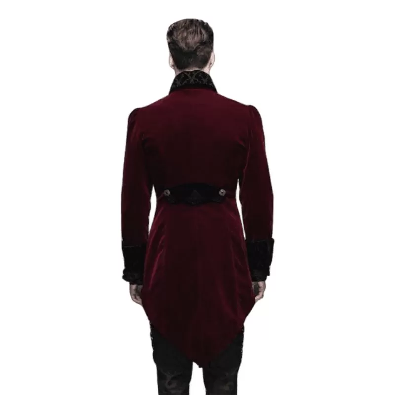 Veste Gothique Rouge Homme