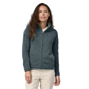 Veste polaire en matière recyclée | bleu "w's better sweater jkt nouveau green" femme