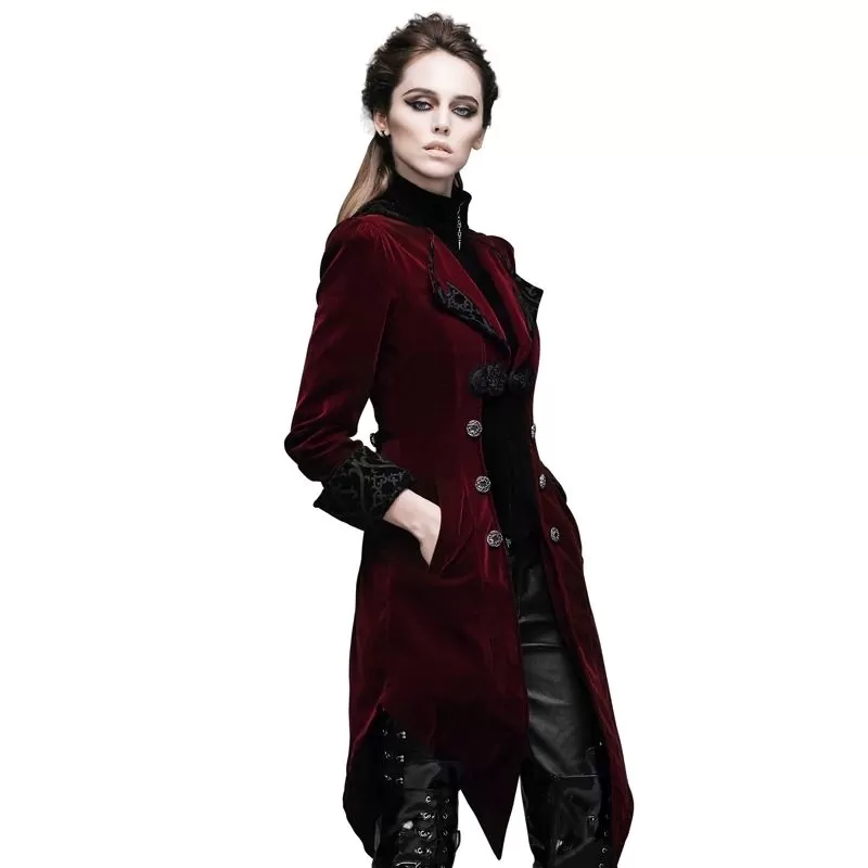 Veste Steampunk Rouge