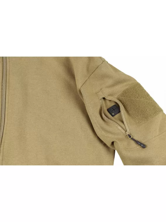 Veste sweat tactical coyote tan