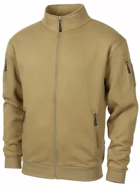 Veste sweat tactical coyote tan