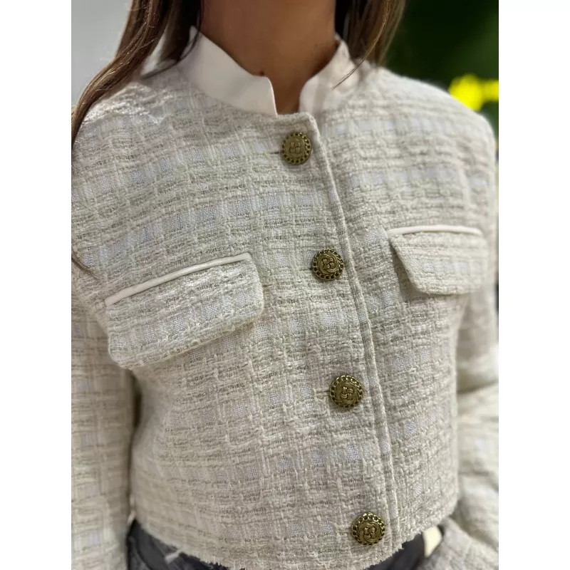 Veste Tweed Beige