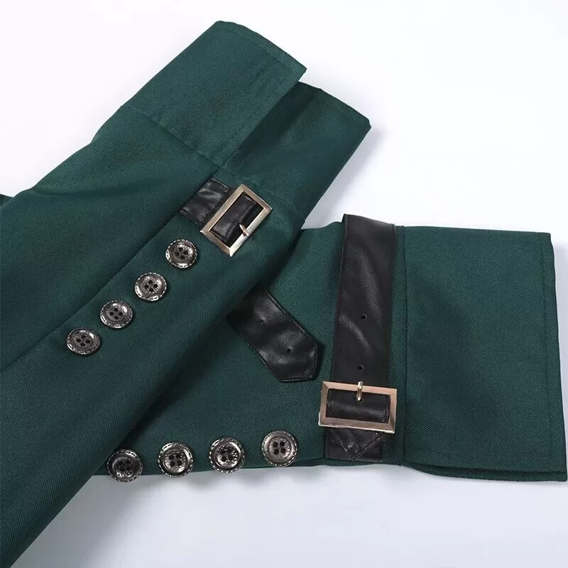 Veste Verte Steampunk