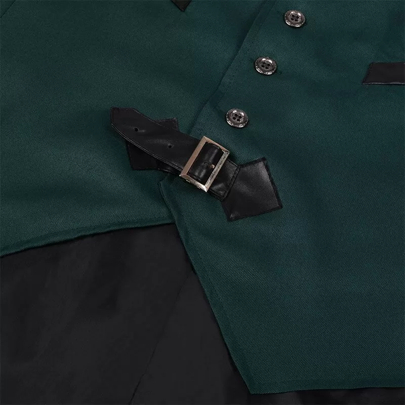 Veste Verte Steampunk