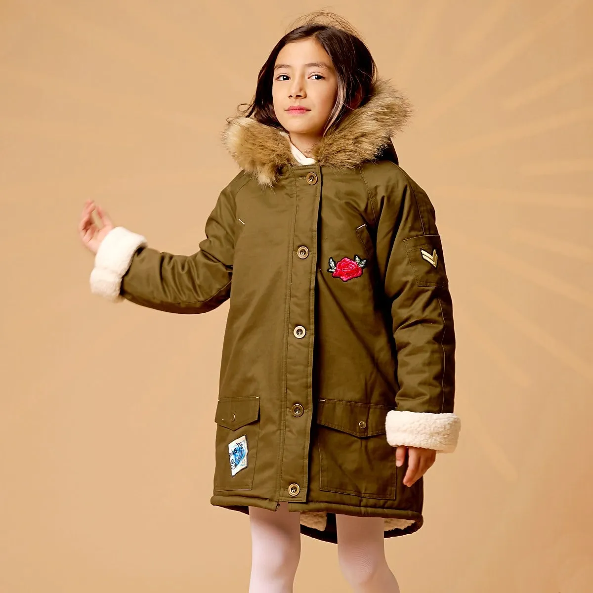 ❤️ OVERSIZE Hooded Parka | Girl | ROCK & LOVE